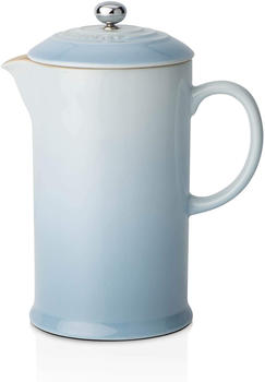 Le Creuset Stoneware Cafetiere 1L coastal blue