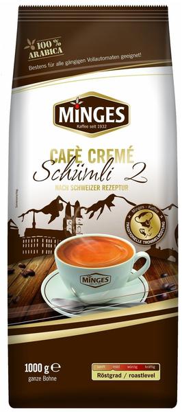 Minges Creme Cafe Schweizer Schümli II Bohnen (1 kg)