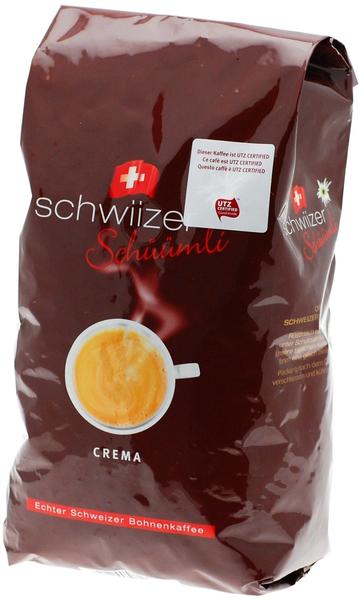 Schwiizer Schüümli Crema ganze Bohne (1kg)