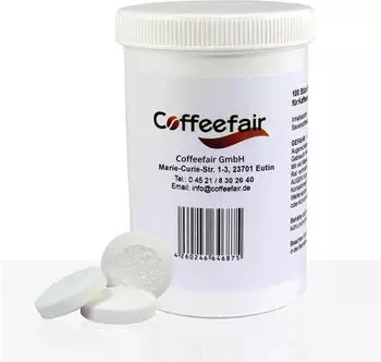 Coffeefair Reinigungstabletten 100 x 1,6g universal Reinigungstabs Coffeefair Reinigungstabletten 100 x 1,6g universal Reinigungstabs