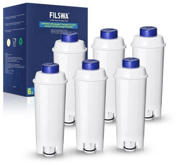 Filswa Wasserfilter 6er f&uuml;r De'Longhi DLSC002
