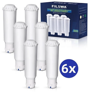 Filswa Wasserfilter Ersatz 6er Pack (822404023)