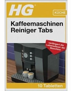 H&G Reinigungstabletten 637000105 für Kaffeevollautomaten 10 Tabletten