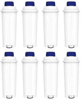 Comedes Wasserfilter 8er Set einsetzbar statt DeLonghi DLSC002 (PT94586BU8)