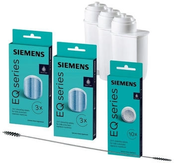 Siemens Reinigungstabletten + Entkalkungstabletten + Wasserfilter für EQ Series