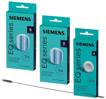 Siemens TZ80001 10 Reinigungstabletten + 6 Entkalkungstabletten TZ80002 für EQ