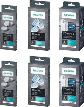 Siemens 2 x TZ80001 TZ80002 TZ70003 Reinigungstabletten für EQ Series (SIETZ800071-3P222)