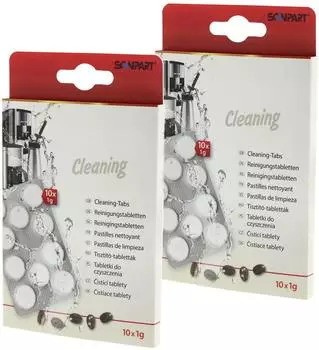 SCANPART Reinigungstabletten (Kaffeemaschinen-Reinigungstabletten 10 Stück)