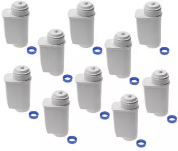 vhbw 10x Wasserfilter kompatibel mit Siemens TES50321RW TE809201RW TI305206RW Weiß (173561000-23)
