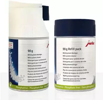 Jura Milchsystemreiniger Mini Tabs mit Dosierer + 1x Nachfülldose