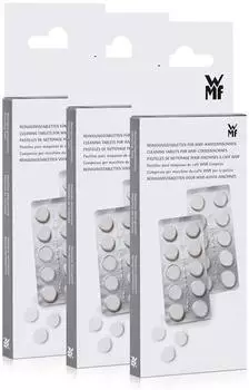 WMF 3x Reinigungstabletten für Kaffeespezialitäten Vollautomaten 20 Tabletten