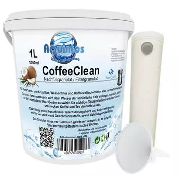 Aquintos Nachfüllgranulat Refill Filter Filterpatrone passen für DeLonghi DLSC002 SER3017