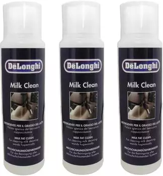De'Longhi 3er Pack Clean Milk Cappuccinoreiniger 250 ml SER3013