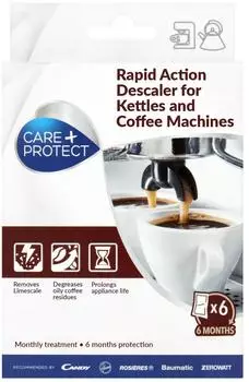 Philips CARE + PROTECT Entkalker Universal Kaffee und Wasserkocher 6 Beutel (35601771)