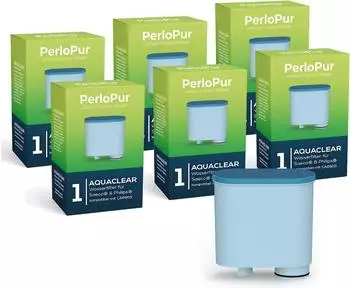 PearlCo Clear Wasserfilter für Philips & Saeco Kaffeemaschinen komp. mit AquaClean CA6903 - Pack 06