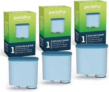 PearlCo Clear Wasserfilter für Philips & Saeco Kaffeemaschinen komp. mit AquaClean CA6903 - Pack 03