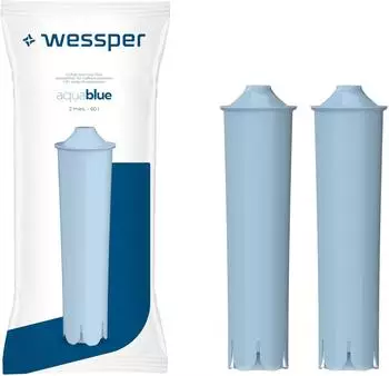 Wessper Filterpatronen für kaffeevollautomat Aqua Blue Wasserfilter mit (WES041-2R)