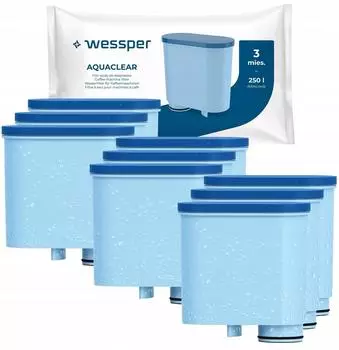 Wessper Wasserfilter für Kaffeemaschine Kompatibel mit Philips - 9 Stück (WES040-9)