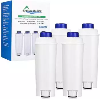 LuxusKollektion Wasserfilter 4 Stück Ersatz für DeLonghi DLSC002 Kaffeevollautomaten