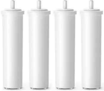 LuxusKollektion Ersatzwasserfilter für LELIT Kaffeemaschinen Harz 4 Stück Silber