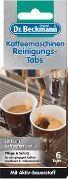Dr.Beckmann Kaffeemaschinen Reinigungs-Tabs 6 Stück