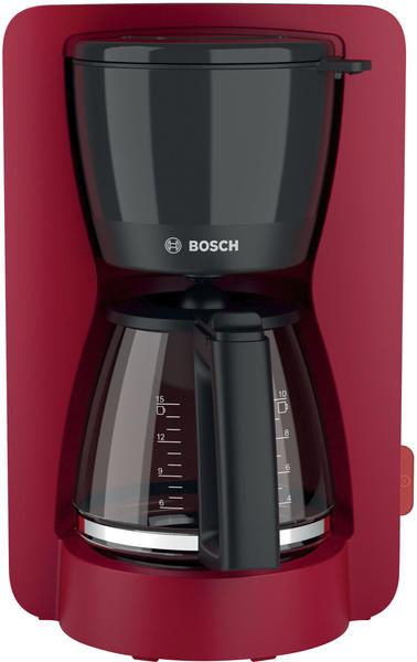 Bosch TKA3M134 MyMoment Kaffeemaschine mit Glaskanne rot