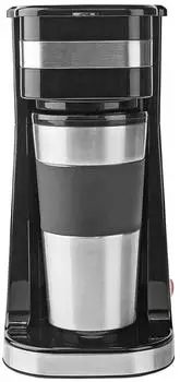 Nedis Kaffeeautomat und Reisebecher KACM300FBK