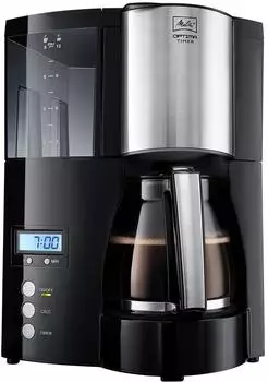 Melitta Optima Timer schwarz-Edelstahl