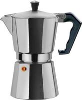 gnali & zani Espressokocher "brasil" Aluminium, auch als Camping-Kocher geeignet,
