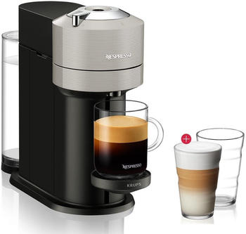 Krups Nespresso Vertuo Next XN910B + 2 Latte Gläser