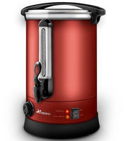 Gl&uuml;hweinkocher Rot 20l / 2500w Einkochautomat Aus Edelstahl Gl&uuml;hweinkessel