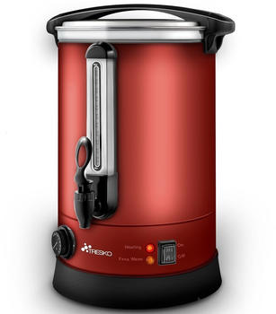 Tresko Gl&uuml;hweinkocher 30L / 2500W Rot