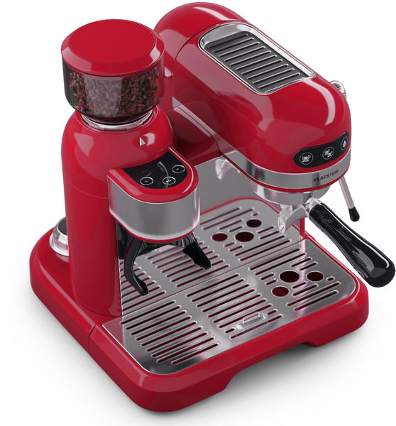 Klarstein Bella Café Espressomaschine 1550W Rot