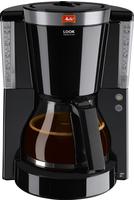 Melitta Kaffeemaschine 1011-04, Look Selection, bis 10 Tassen, 1,25 Liter, schwarz,