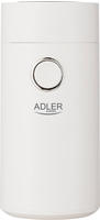 Adler AD 4446WS, M&uuml;hle mit Mahlwerk, 75 g, Edelstahl, Wei&szlig;, 150 W, 220-240 V -