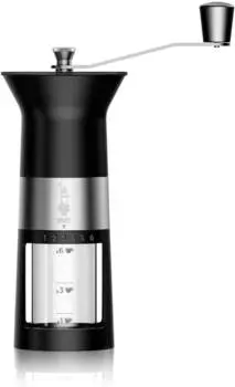 Bialetti Macinacaffe Edelstahl Mattschwarz