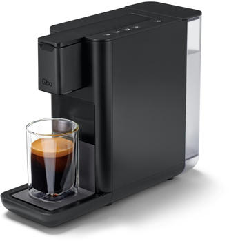 Eduscho Qbo ICONIC Premium Kapselmaschine Dark Chrome