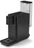 Eduscho Qbo ICONIC Premium Kapselmaschine Dark Chrome + 40 Kapseln