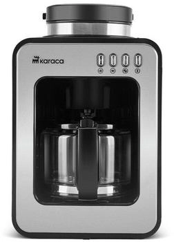 Karaca Grindmaestro Filter-kaffeemaschine mit Kaffeemühle Inox