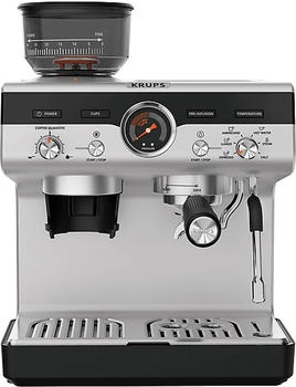 Krups XP801T Precision Espressomaschine Schwarz Silber