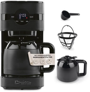 Barista Filterkaffeemaschine LED-Display 900W Schwarz