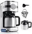 Barista Filterkaffeemaschine LED-Display 900W Silber