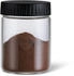 Tchibo akkubetriebene Kaffeemühle Glas-Auffangbehälter schwarz Silber
