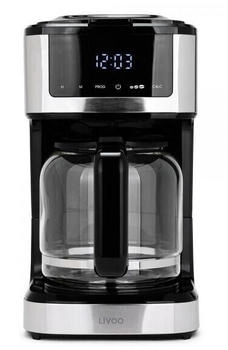LIVOO Programmable filter coffee maker 15 cups DOD208 black