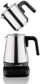 Korkmaz Elektrische Teemaschine Kaffeemaschine Grau/Satin A850-01