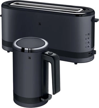 WMF 2-teilig Küchenminis Mini Reise-Wasserkocher Edelstahl 0,8l Toaster