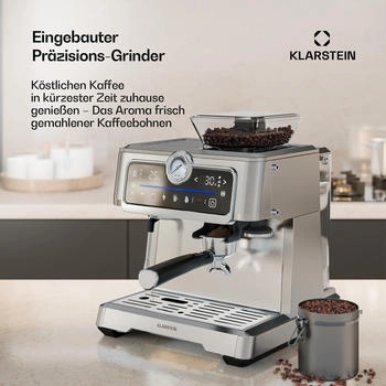 Klarstein GrandPresso Touch silber