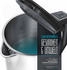 Arendo Frühstücksset, Wasserkocher ELEGANT 1,5 Liter & Langschlitztoaster für 2 Scheiben, Weiß