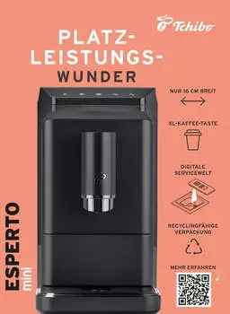 Tchibo Esperto mini grau – Tchibo Esperto mini grau für vollendeten Kaffeegenuss