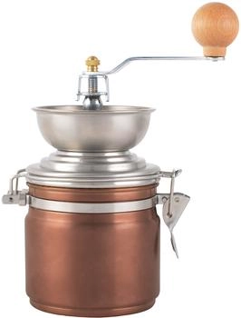 La Cafetiere Kaffeem&uuml;hle aus Edelstahl Kupfer-Finish Braun